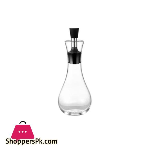Borosilicate Glass Oil Bottle Kitchen Oil Jug with Food Grade Silicone Lid 500ml LX-023
