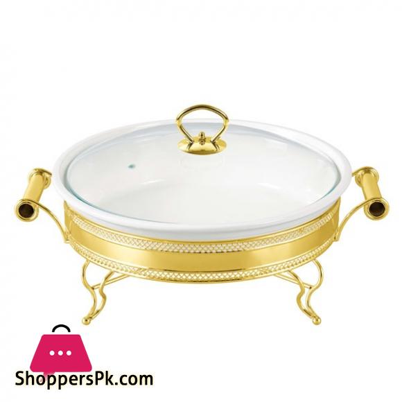 Brilliant Round Dish Candle Stand 14 Inch - BR7005