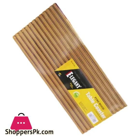 Elegant Pure Wood Table Coaster