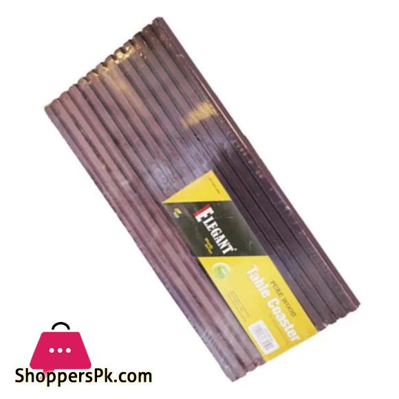 Elegant Pure Wood Table Coaster