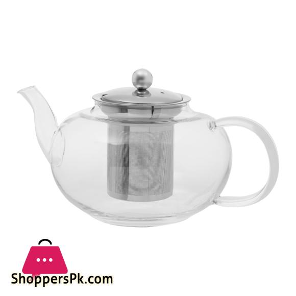 Heat Resistant Glass Teapot Coffee Tea Pot With Stainless Steel Glass Filter Infuser - 1000ML