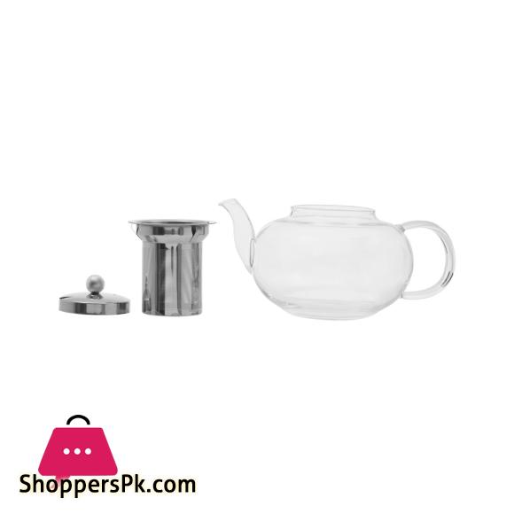 Heat Resistant Glass Teapot Coffee Tea Pot With Stainless Steel Glass Filter Infuser - 1000ML
