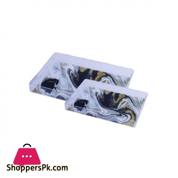 High Quality 2 Piece Acrylic Tray Set - ACR-1004