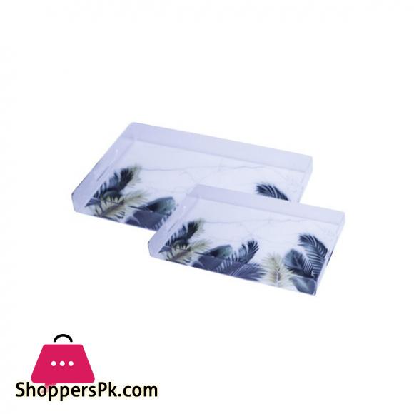 High Quality 2 Piece Acrylic Tray Set - ACR-1005