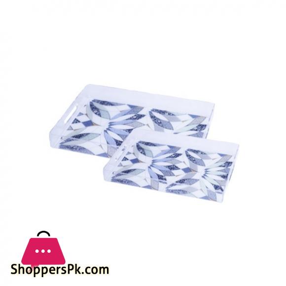 High Quality 2 Piece Acrylic Tray Set - ACR-1008