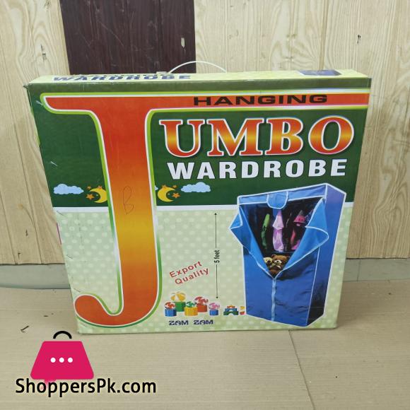 Jumbo Wardrobe 5feet Hanging Wardrobe with Shelf