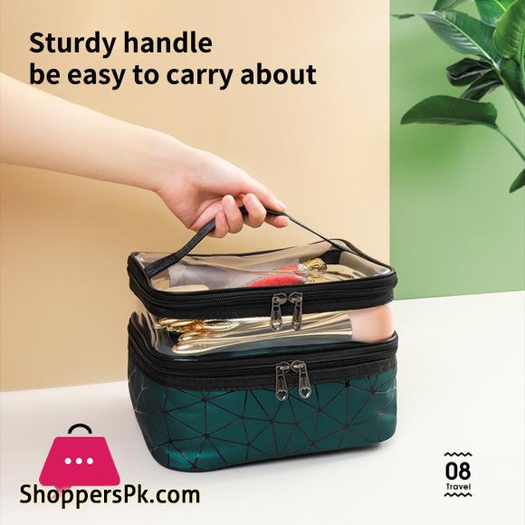 Makeup Bag Transparent Anti-deformed Toiletries Organizer
