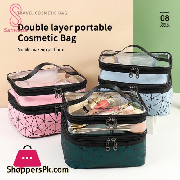 Makeup Bag Transparent Anti-deformed Toiletries Organizer
