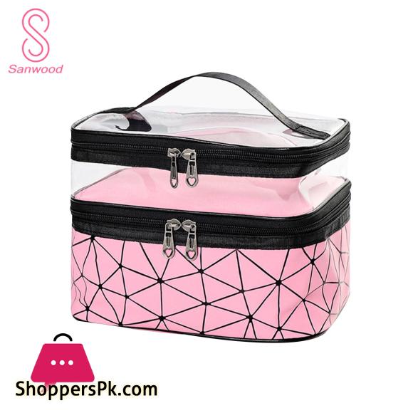 Makeup Bag Transparent Anti-deformed Toiletries Organizer