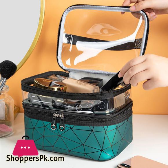 Makeup Bag Transparent Anti-deformed Toiletries Organizer
