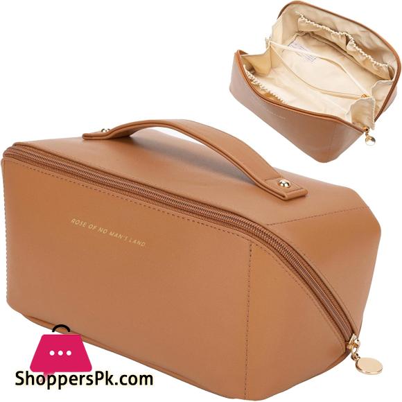 Multifunctional Portable Large Capacity Travel Cosmetic Bag with Handle
