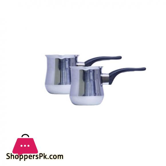 Stainless Steel Milk Coffee Warmer 8CM-540ml Set of 2
