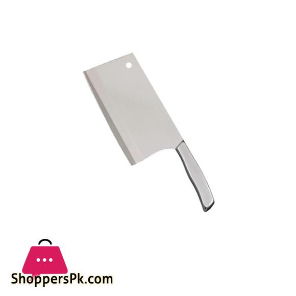 Stainless Steel Kitchen Knife Chopping Bone Knife Slicing Knife Meat Cleaver Chopper Bugda KN-013 (B07-03BK)