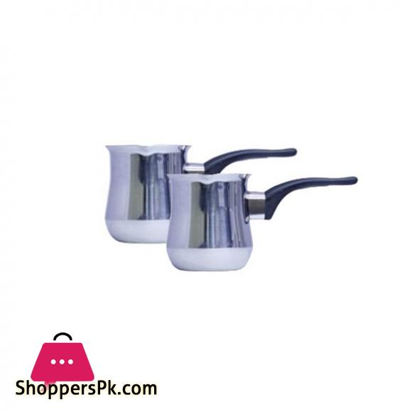 Stainless Steel Milk Coffee Warmer 7CM-360ml Set of 2