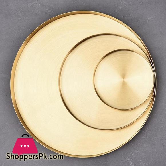 Stainless Steel Multifunction Storage Tray Jewelry Display Plate Storage Tray 23x17x2.5cm