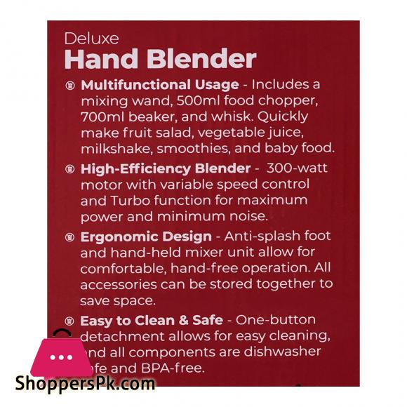 WestPoint Deluxe Hand Blender, 2-Speed, 600W, WF-9816