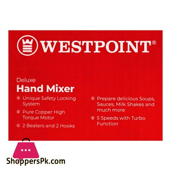 WestPoint Deluxe Hand Mixer, WF-9806
