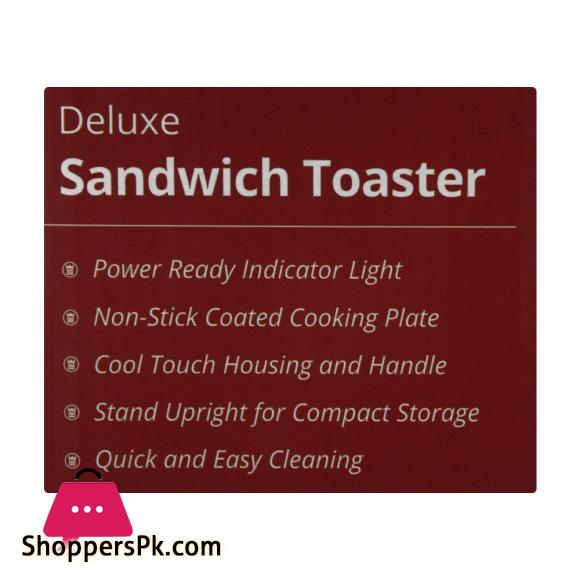 WestPoint Deluxe Sandwich Toaster, 900W, WF-6697