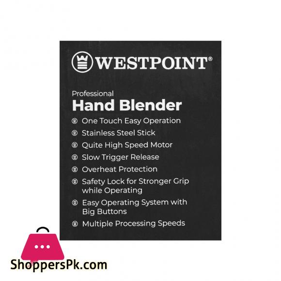 WestPoint Professional Hand Blender WF-9936