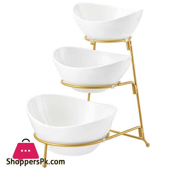 Brilliant 3 Tier Oval Holder Gold BR0205