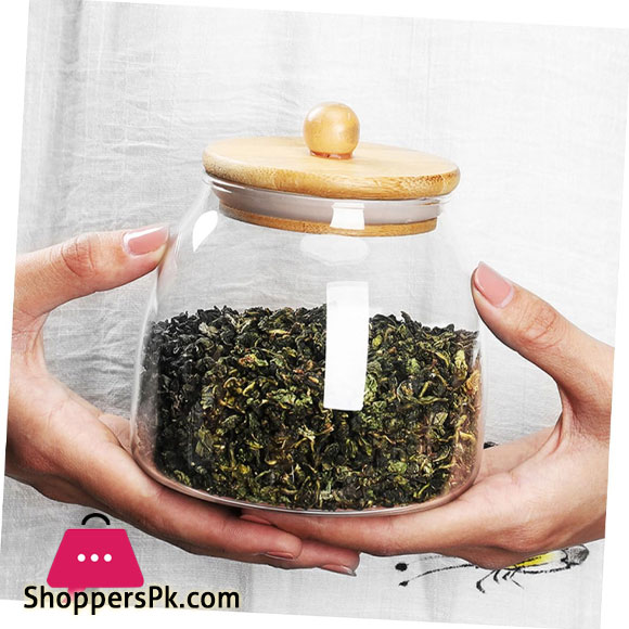 Clear Candy Jars with Lids Glass Containers for Storage Jars - 350ML 1-Pc