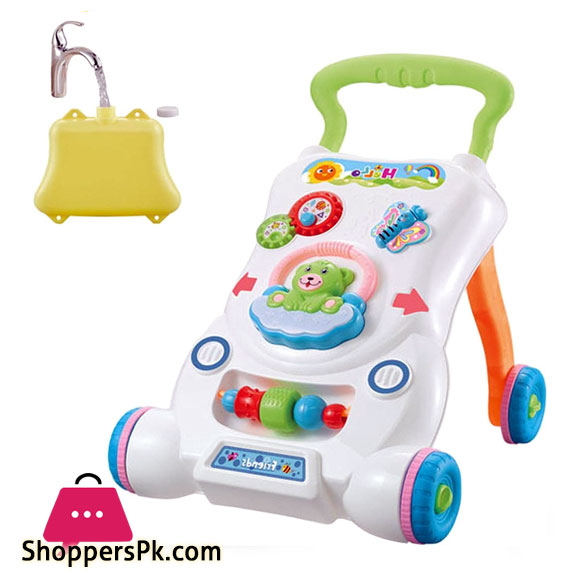 High Quality Baby Walker Toddler Stroller Sit-to-Stand ABS Musical Walker with Adjustable Screw for Childs Early Learning Toy Gift