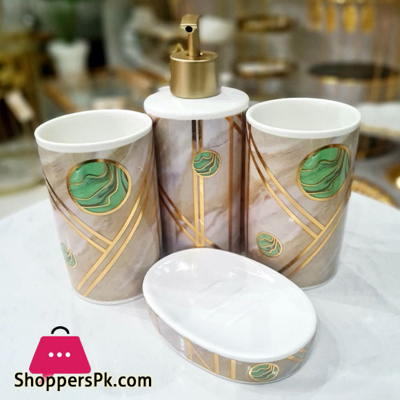 Luxury Ceramic Bath Set of 4 Pcs