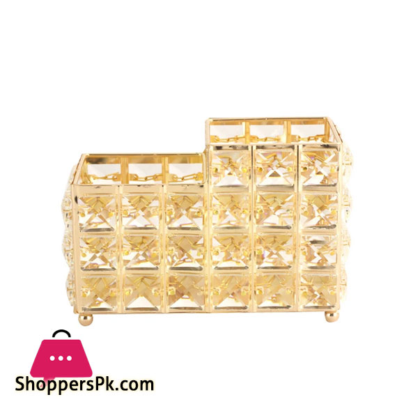 Nordic Glass Makeup Brushes Holder Eyebrow Pencil Storage Bucket Cosmetic Jewelry Organizer
