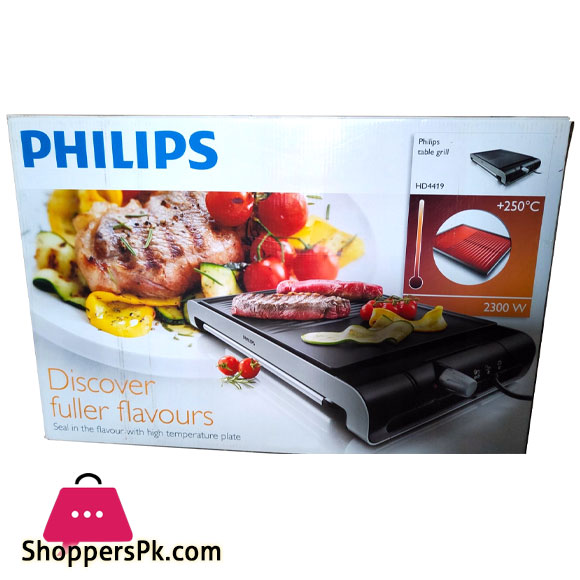 Philips Table Grill Discover Fuller Flavours HD4419