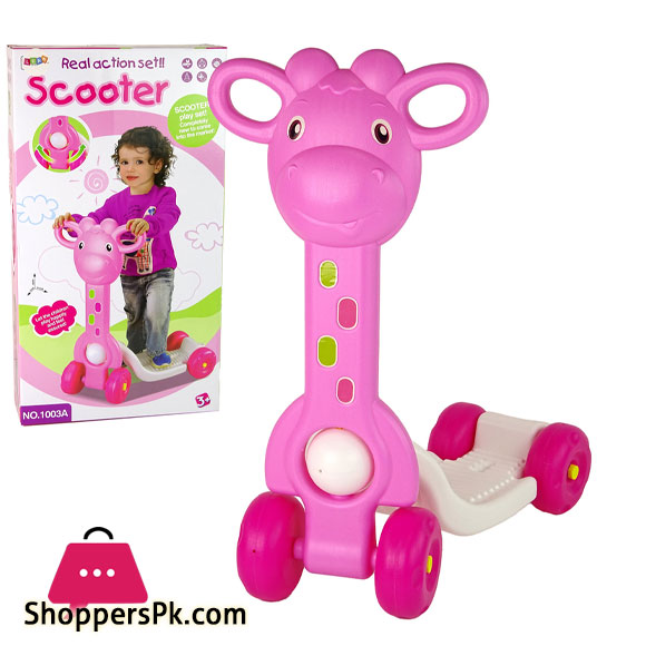 Pink Giraffe My First Scooter Ride