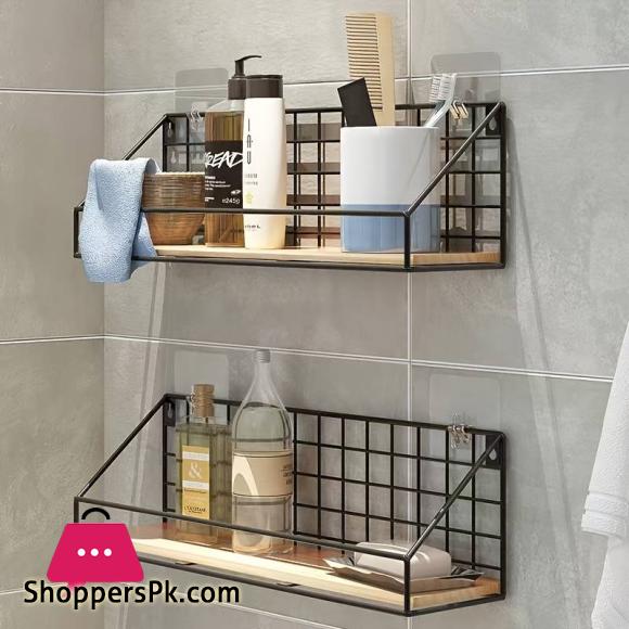 1Pcs Storage Rack Wall Shelf Bathroom Accessories Rack Bedroom Storage Basket Household Organize Tools Kitchen Supplies Holder