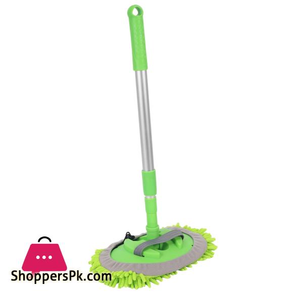 2 in 1 Car Wash Mop Mitt with Long Handle,Scratch Cleaning Tool