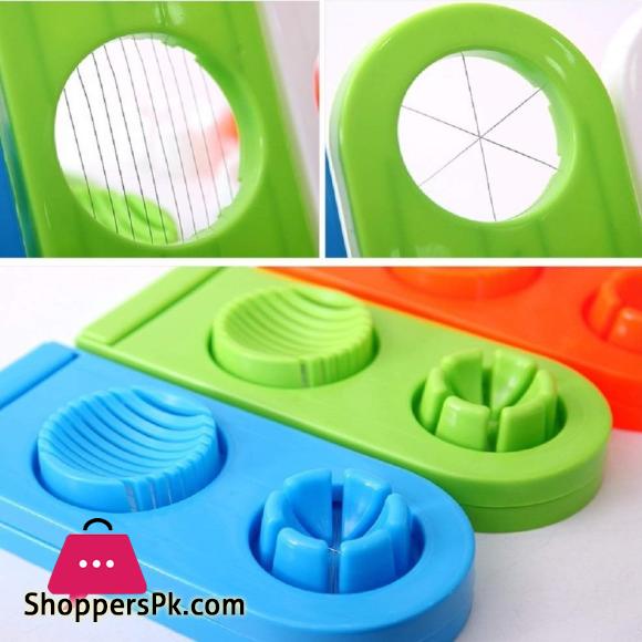 2 in 1 Egg Slicer Egg Wedger Egg Cutter