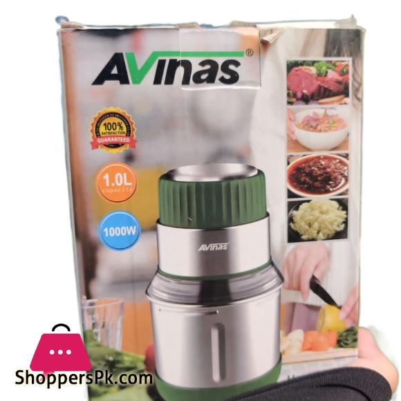Avinas Wet n Dry Grinder Meat chopper Multifunctional Stainless Steel 4 blade with Heavy Motor