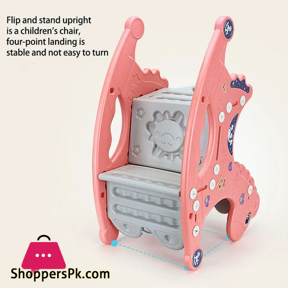 Baby Rocking Chair 4in1 Multifunctional Children Rocking Horse Animal Trojans Birthday Gift For 1-3Y Doki Toy