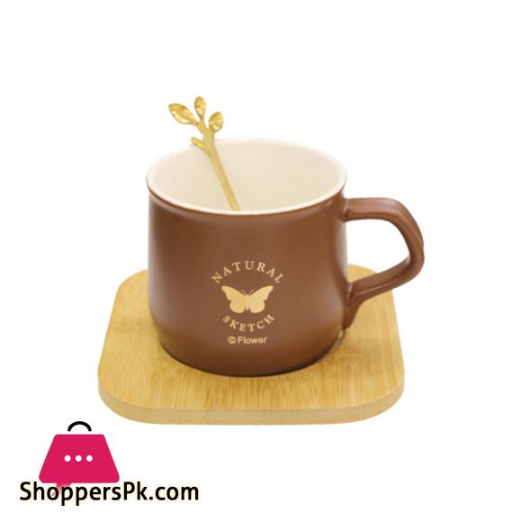 COFFEE MUG & SAUCER SPOON