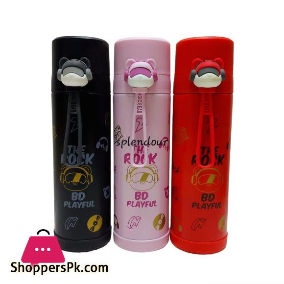 Cute Water Bottle Thermos Stainless Steel Vacuum Flask Travel Sports Beverage Bottle Cup 500ml
