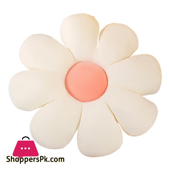 Daisy Flower Shaped Cushion Smell-less Breathable No Deformation Reading Lounging Flower Pillow for Office