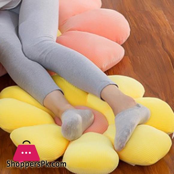 Daisy Flower Shaped Cushion Smell-less Breathable No Deformation Reading Lounging Flower Pillow for Office