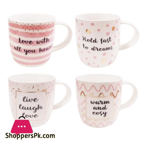 Danny Home Porcelain 4 Piece Mug