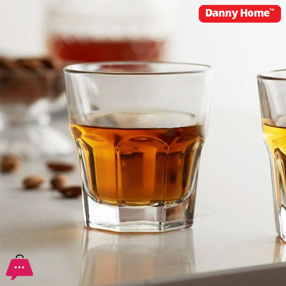 Danny Home Libbey Rocks Glass Drinking Glass Pack of 6 285ml
