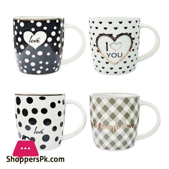 Danny Home Porcelain 4 Piece Mug