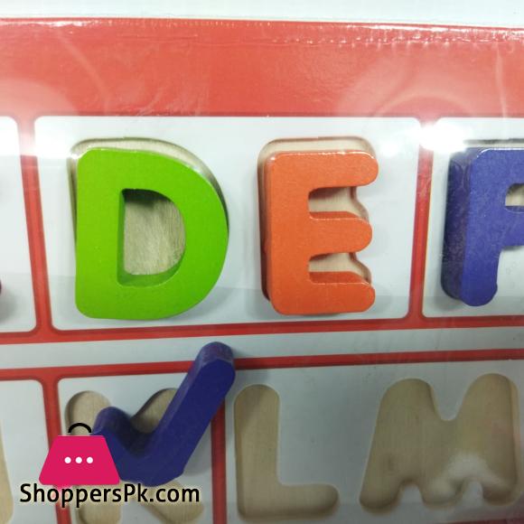Digital Wooden Alphabet bus - Toy car - Alphabet sorting - Alphabet Puzzle - Intelligence Box - Alphabet Car