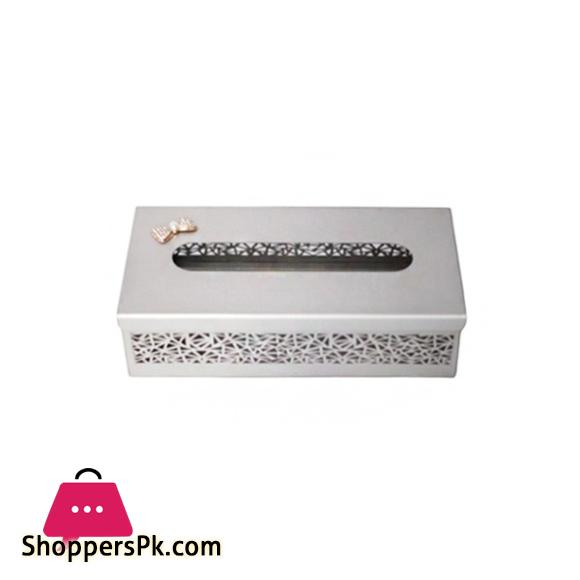Elegant Tissue Box Silver