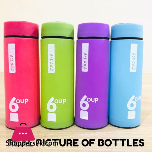 Glass Water Bottle Tumber 450ml Portable Outdoor Traveling Drinking Bottle Creative Student Double Wall Cup Custom Straight Insulated Glass Bottle, Multicoloured (1 Piece)