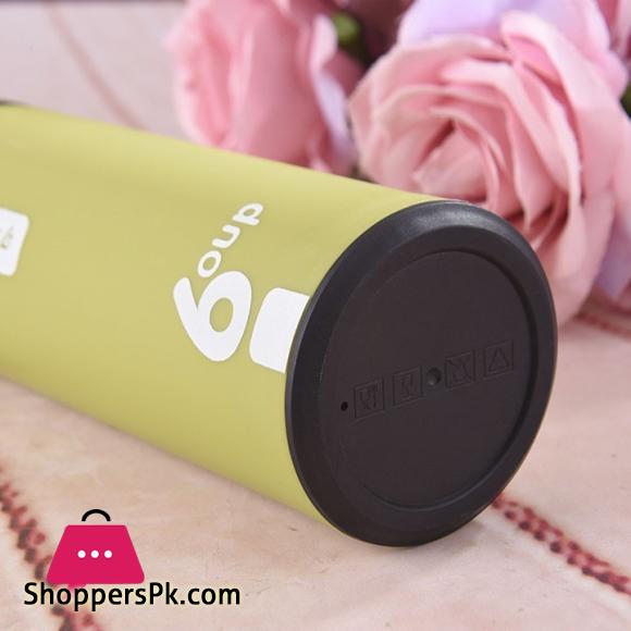 Glass Water Bottle Tumber 450ml Portable Outdoor Traveling Drinking Bottle Creative Student Double Wall Cup Custom Straight Insulated Glass Bottle, Multicoloured (1 Piece)