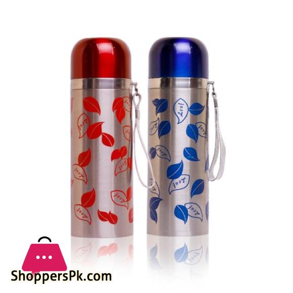 Hot N Cool Sports Vacuum Flask 0.5 Liter Stainless Steel Water Bottle For School Kids 500ML Water bottle stainless steel with handel