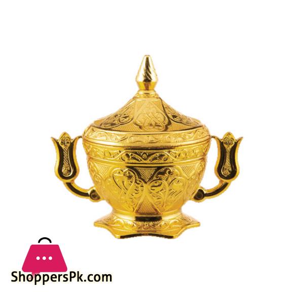 OSENA SUGAR BOWL WITH TULIP HANDEL GOLD