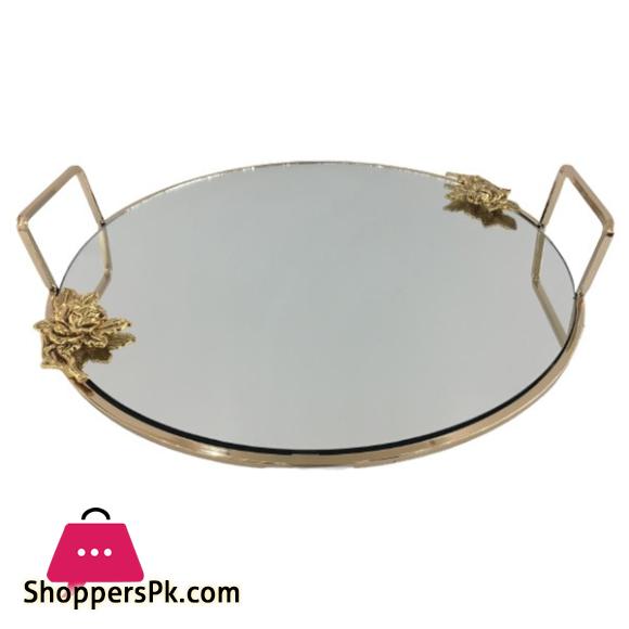 Orchid Glass Tray Vanity Tray