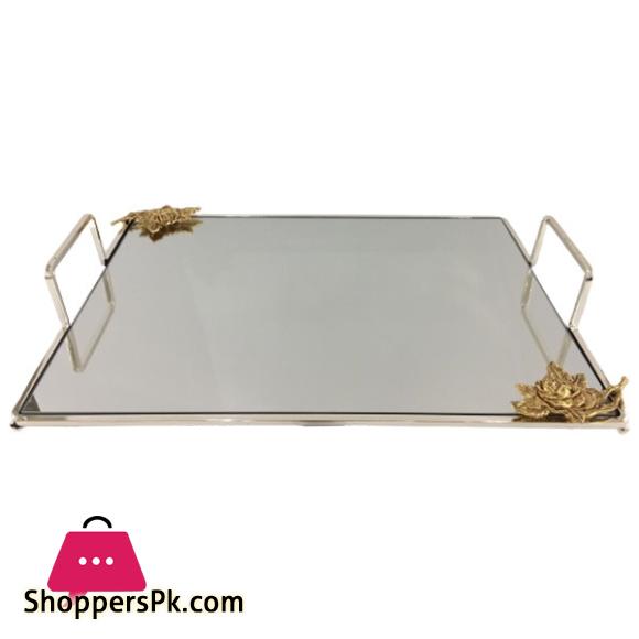 Orchid Glass Tray Vanity Tray